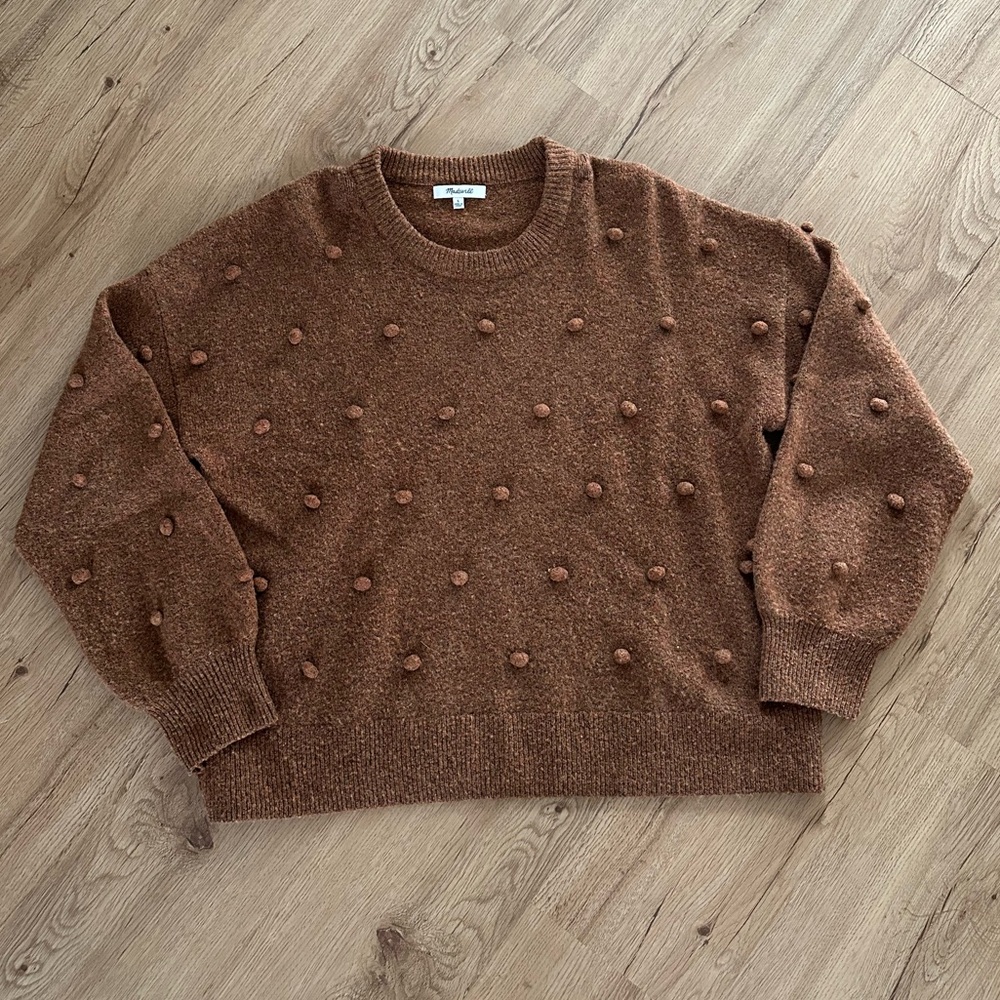 Madewell Brown Crew Neck Sweater